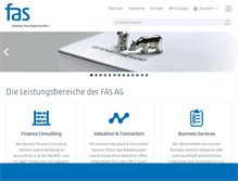 Tablet Screenshot of fas-ag.de